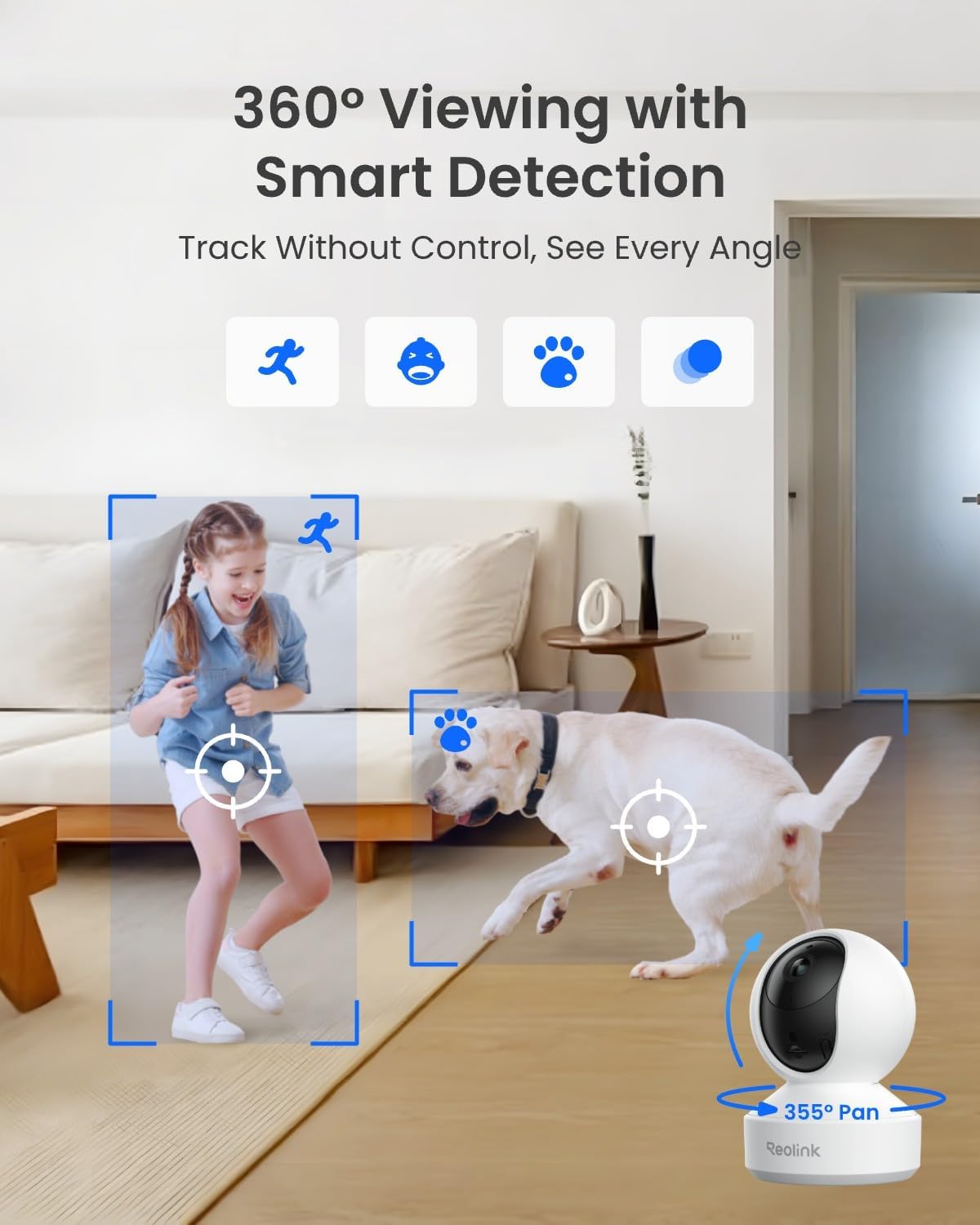 REOLINK E1 Pro 3K PT Wi-Fi Indoor Camera setup diagram