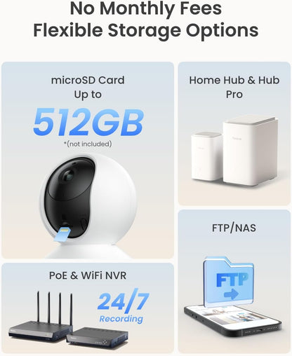 REOLINK E1 Pro 3K PT Wi-Fi Indoor Camera app interface