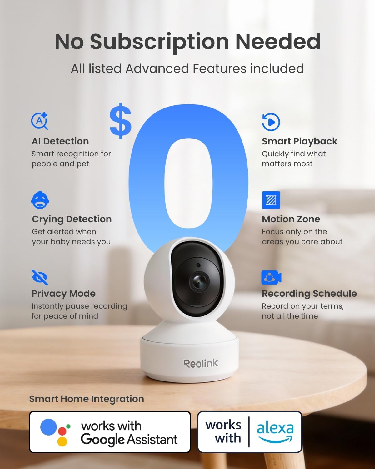 REOLINK E1 Pro 3K PT Wi-Fi Indoor Camera night vision example