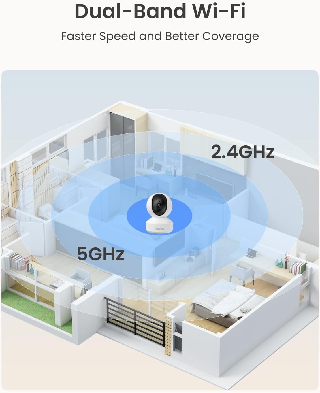 REOLINK E1 Pro 3K PT Wi-Fi Indoor Camera connectivity options