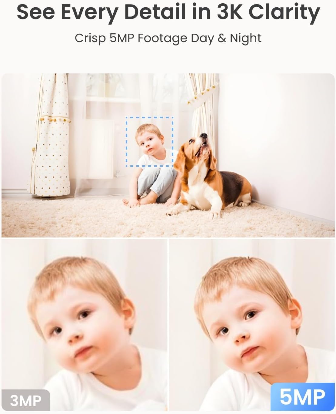 REOLINK E1 Pro 3K PT Wi-Fi Indoor Camera side view